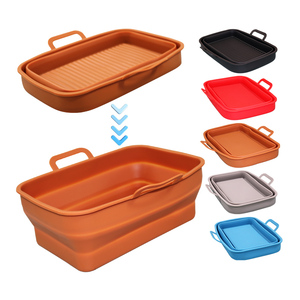 Sartén de aire plegable de silicona para <span class=keywords><strong>Ninja</strong></span>, paquete de 2, 8qt - Product Image 3