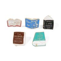 Groothandel Metal Cartoon Pin Badge Schattig Studenten Wild Book Pin Emaille Legering Broche Pin Kraag Souvenir Emaille Pins voor Kleding