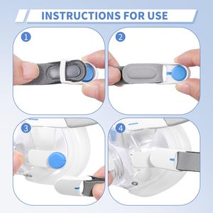 Clips de fixation pour casque CPAP compatibles avec <span class=keywords><strong>ResMed</strong></span> <span class=keywords><strong>Airfit</strong></span> F20 <span class=keywords><strong>N20</strong></span> F30 F30i F40, clips de remplacement magnétiques en gros - Product Image 3