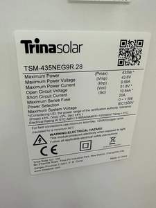 Paneles solares <span class=keywords><strong>Trina</strong></span> N-type I-TOPCon 440W Dual Glass <span class=keywords><strong>Vertex</strong></span> <span class=keywords><strong>S</strong></span> + 430W 435W 440W 445W 450W 460W Mono Paneles solares - Product Image 4