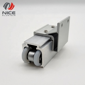 Giá tốt nhất thiết kế hiện đại 6063 cấp hợp kim nhôm vô hình treo đường sắt cửa trượt hướng dẫn theo dõi tùy chỉnh kích thước và độ dày - Product Image 3