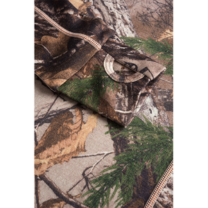 Haut à capuche en laine mérinos tricotée pour femmes, certifié <span class=keywords><strong>Woolmark</strong></span>, motif camouflage, idéal pour la chasse et la pêche, par Solarwool - Product Image 4
