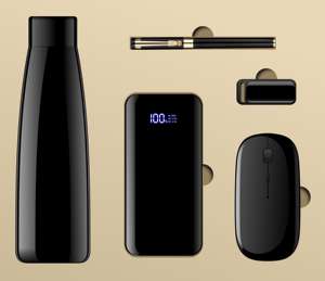 Promotional Vacuum <b>Cup</b> and Pen with 8GB USB Flash with Wireless Mouse and Power Bank for Gift Set for All Occasion with Low Moq - Product Image 2