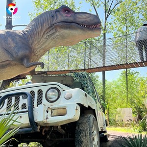 Dinosaurio Animatrónico Personalizado <span class=keywords><strong>T</strong></span> Rex, Modelo de Dinosaurio Realista de Tamaño Natural para Parque Temático o Zoológico - Product Image 1