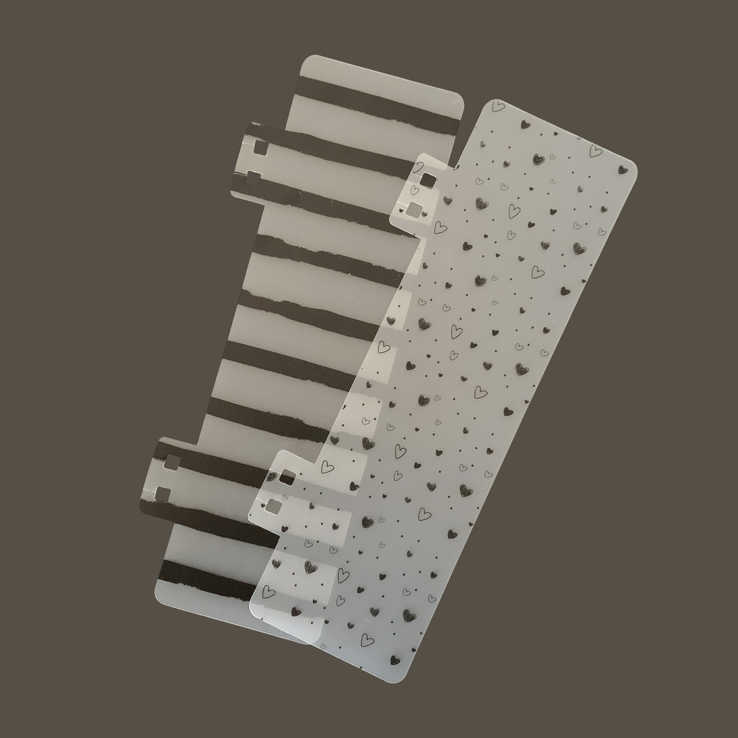 Линейка Для спирального блокнота a5/a6/a7 на заказ, линейка из полипропилена с принтом для спирального переплетного планировщика