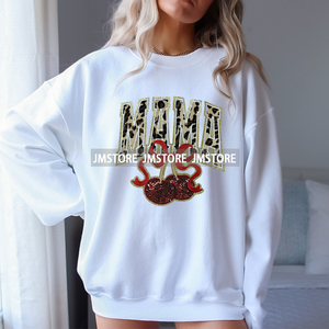 Roze Hond Kat Mama Coquette Moederdag Moeder Leven Liefde Glitter Rand Ijzer Op Heat Press Chenille Patches Voor Sweatshirts Tassen - Product Image 4