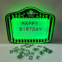 Logotipo personalizado OEM VIP pantalla LED marquesina letras signo caja tablero botella presentador glorificador para club nocturno salón