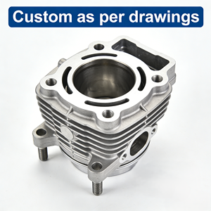 Bloques y Tapas de Cilindro de Motor Personalizados CNC de Acero Inoxidable OEM para Motores de Motocicletas y Automóviles - Sin Pedido Mínimo - Product Image 1