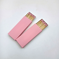 Boîtes d'allumettes personnalisées écologiques, boîtes cadeaux personnalisées, allumettes longues en bois de sécurité pour mariage, bougie