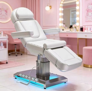 เตียงเสริมความงามไฟฟ้าอเนกประสงค์รุ่นใหม่ เตียงดูแลผิวหน้าสำหรับร้านเสริมสวย เตียงฉีดยาความงามทางการแพทย์ เตียงเสริมความงามสำหรับร่างกาย - Product Image 3