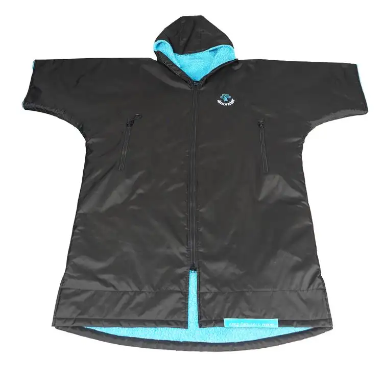 En gros Coupe-Vent Personnalisé Logo Séchage Robe Étanche Adulte Surf Poncho