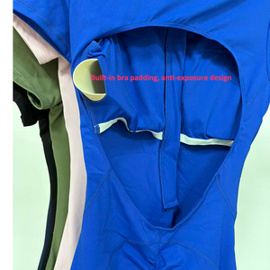 Conjunto Deportivo para Mujer con Espalda Abierta y Cierre de Cremallera, Ropa Deportiva para Pilates, Yoga y Gimnasio - Product Image 3