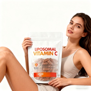 OEM/ODM Cápsulas de Vitamina C Liposomal Personalizable 1500mg Alta Dosis Grasa Soluble Immune & Collagen Booster, UE EE. UU. Preferido - Product Image 1
