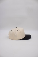 Toile camionneur chapeau bicolore Snapback brodé 5 panneaux Tan réglable casquette de Baseball casquette rétro Vintage Western Country chapeau