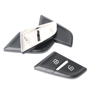 Cubierta de botón de bloqueo de puerta para Audi Q5 A4L, repuesto de cierre centralizado ABS para accesorios interiores de coches de la serie Audi - Product Image 1