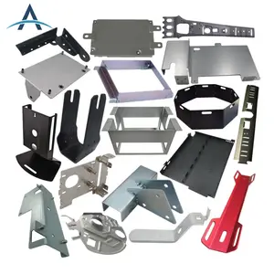 custom aluminum bracket sheet metal punching bending fabrication stamping part