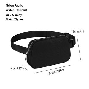 Custom Lulu Belt Bag Fanny Pack Crossbody Bags Adjustable Waist Bag Walking <b>Running</b> Yoga Sports for Women Everywhere - Product Image 2