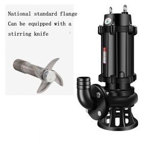 10hp Stainless Steel <b>Submersible</b> Sewage <b>Pump</b> Cost Chemical Dirty Water Sump <b>Pump</b> Ss304 Underground Waste Water Drainage <b>Pump</b> - Product Image 2