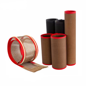 Isı basın makinesi için dikişsiz PTFE kaplı fiberglas örgülü konveyör bant - Product Image 1