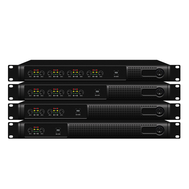 DEKEN DA-2350 Professional Class D Passive Metal Power Amplifier 2x350W 1U Rackmount Digital 4/8 Ohm Dual-channel Pro Audio Amp