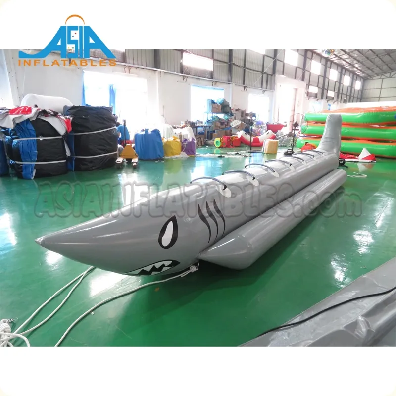 7 Rider Nước Thể Thao Trượt Tuyết Towable Ống Inflatable Banana Towable Với Ống Duy Nhất