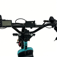 Vélo de livraison électrique B50 16 pouces avec cadre en acier, 1000W, 60V, longue autonomie, freins à disque hydrauliques, double suspension, 50AH en russe