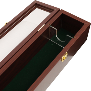 Vitrina de bate de béisbol independiente de madera personalizada montada en la pared con opción vertical u horizontal para TEMA DE PAISAJE - Product Image 3