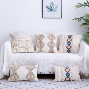 Décor de maison de ferme moderne brodé printemps <span class=keywords><strong>canapé</strong></span> et salon <span class=keywords><strong>canapé</strong></span> coussin lit jeter taies d'oreiller pour hôtel - Product Image 2