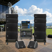 Altavoz de Línea Activa Doble de 10 Pulgadas LS3(4+4+2) Serie LA 700W/500W XLR/Speakon con Carcasa de Madera, Garantía de 3 Años, Versátil