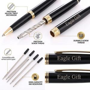 Bolígrafo de Gel Metálico Personalizado de Lujo Premium, Tinta Azul/Negra, Diseño Elegante, Experiencia de Escritura Suave, Regalo Empresarial, Aniversario de Cliente - Product Image 3