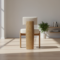 Idao 2026 Nouvelle Chaise de Coiffeuse Haut de Gamme en Bois Massif, Style Rétro Français, Luxe Discret, Choix du Designer pour Chambre à Coucher