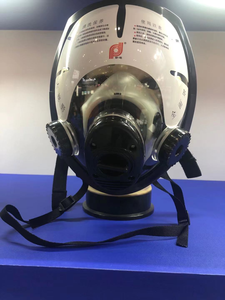 Masques à gaz respirateurs en silicone avec filtre à charbon actif Conception réutilisable à 3 couches pour la lutte contre les incendies Protection contre les gaz toxiques - Product Image 2