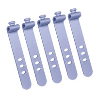 Attache-câbles électrique avec boucle de verrouillage, sangle élastique pour câble de chargeur, organisateur de câbles, attache en silicone