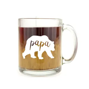 แก้วกาแฟพ่อหมี11ออนซ์,แก้วเบียร์ของขวัญวันพ่อตลกสำหรับพ่อ