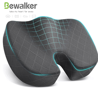 Coussin de siège en mousse à mémoire de forme de qualité supérieure, forme carrée, amovible, lavable, personnalisable pour le bureau et la maison, soutien ergonomique, soulage la fatigue