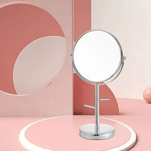 Nouvelle conception miroir cosmétique avec support décor de mode miroir de table miroir de courtoisie à usage domestique