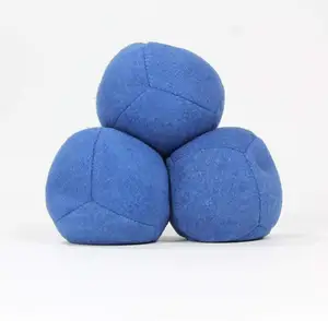set of three 90g Durable hack sack bean bag Stuffed Cashmere Balls synthetic suede fabric juggling balls