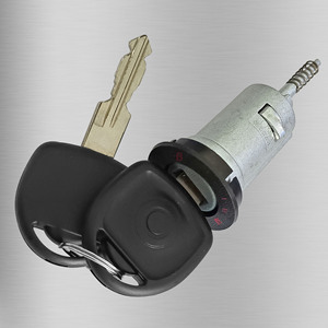 Opel Ignition <b>Lock</b> Cylinder Ob245d3 Left Slot <b>Key</b> Automotive Part 2 <b>Keys</b> Black Cylindrical <b>Lock</b> - Product Image 2