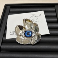 Bros Pin Bunga Petal Matahari Bergaya Vintage Ukuran Besar untuk Wanita, Aksesori Jas Mewah