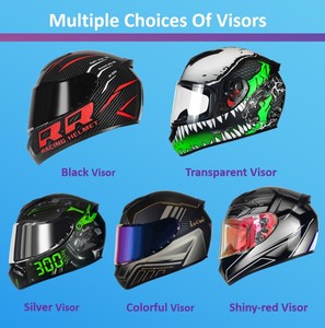 Casque de <span class=keywords><strong>moto</strong></span> intégral Casques de course de rue Casques de <span class=keywords><strong>moto</strong></span> certifiés DOT Casques de <span class=keywords><strong>moto</strong></span> pour hommes - Product Image 3