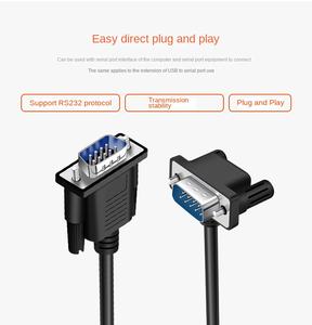 Câble série d'extension RS232 <span class=keywords><strong>DB9</strong></span> mâle à femelle câble série rs232 <span class=keywords><strong>croisé</strong></span> - Product Image 4