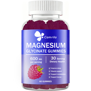 Gomitas de Glicinato de Magnesio de Marca Privada Personalizadas, 60 Gomitas, Suplemento Dietético para Adultos, Apoyo para las Articulaciones, Huesos y el Sistema Cardiovascular - Product Image 1