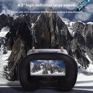 Gafas de Vídeo con DVR IFlight <span class=keywords><strong>Wingfly</strong></span> Newcomer, Transmisión de Imagen Analógica de 5.8G, Fotografía Aérea de Larga Distancia - Product Image 2