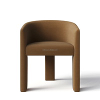 Ensemble de table à manger en chêne massif de style américain FERLY, 8 places, mobilier moderne pour la maison, l'hôtel, la villa, le restaurant, sur mesure