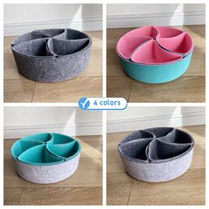 Boîte de rangement de bureau en feutre de qualité industrielle - Organiseur compact pour tiroirs de bureau et maintien de l'ordre - Product Image 2