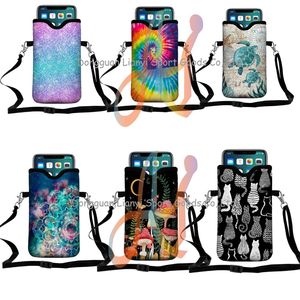 SMETA Sedex 4P Fábrica Nuevo diseño Bolsa de neopreno para teléfono inteligente Manga con cremallera a prueba de golpes con cordón para el cuello funcional y elegante - Product Image 2