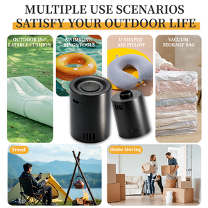 Bomba Eléctrica Plegable Portátil Ecológica Multifunción para Bolsas de Almacenamiento al Vacío con Diseño Desmontable - Product Image 6