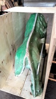 Grand moule de lion en ABS pour statues de jardin en béton/ciment Barres d'armature à forte résistance à l'intérieur de la décoration de cour extérieure