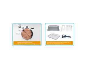 Electrodomésticos de Cocina Principales para el Hogar: Hornos Eléctricos Empotrables de 56L/73L, Venta al por Mayor de Fábrica a Bajo Precio - Product Image 2