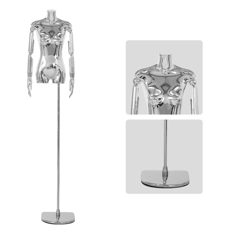 Electroplated silver hand flat body